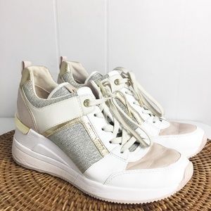 Michael Kors Rose Gold Sneakers 